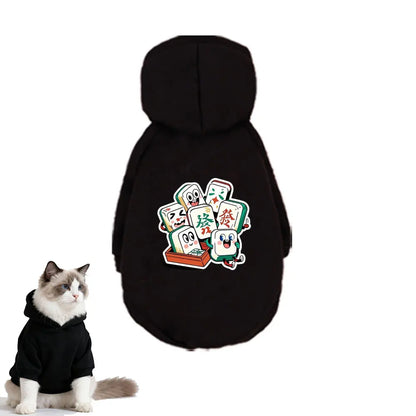 Pet Hooded Sweatshirt for Dogs & Cats