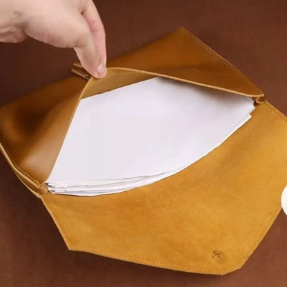 Genuine Leather A4 Document Bag