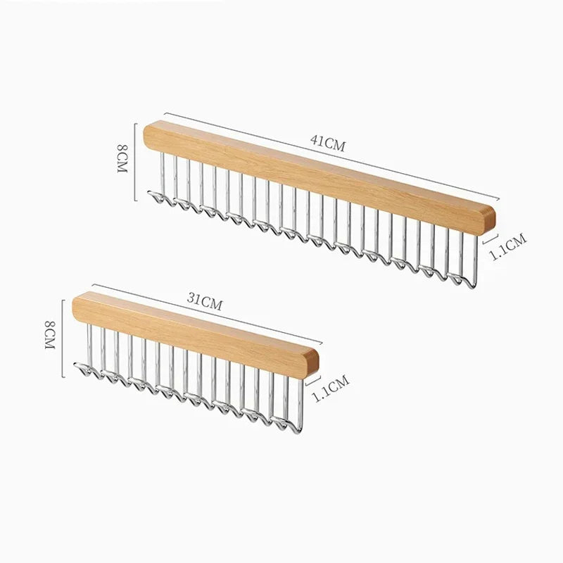 Retractable Wooden Wall Hanger