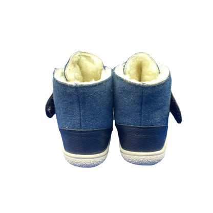 Genuine Leather Winter Barefoot Two Straps Boots