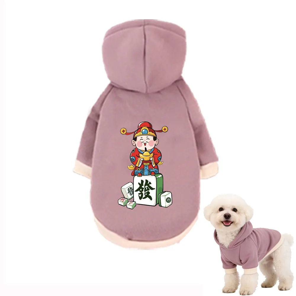 Pet Hooded Sweatshirt for Dogs & Cats