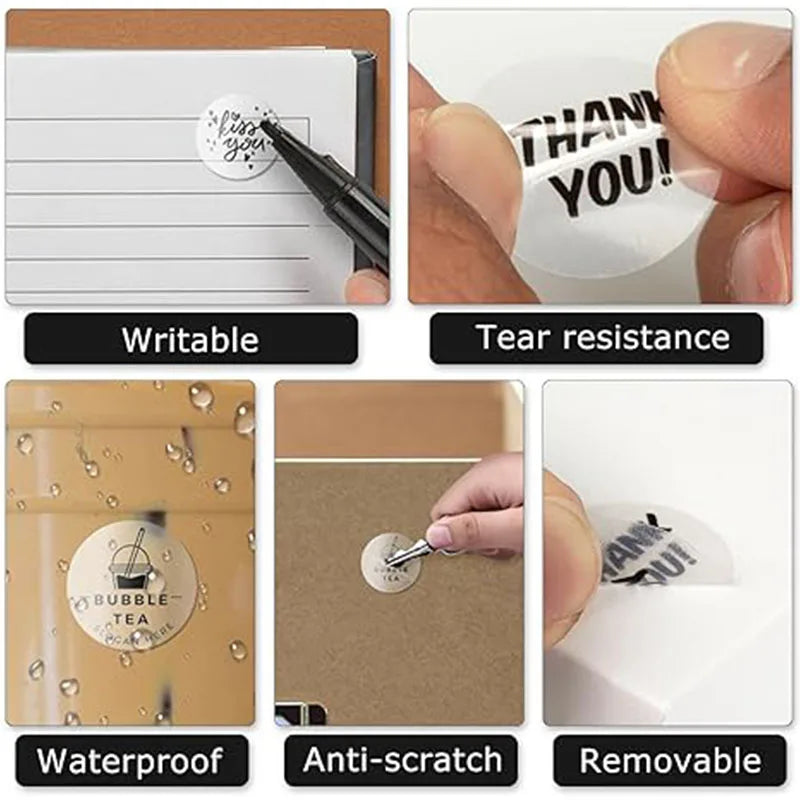Transparent Thermal Label Roll