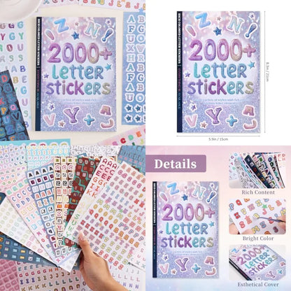 Alphabet Letter Stickers for Journaling & Crafts