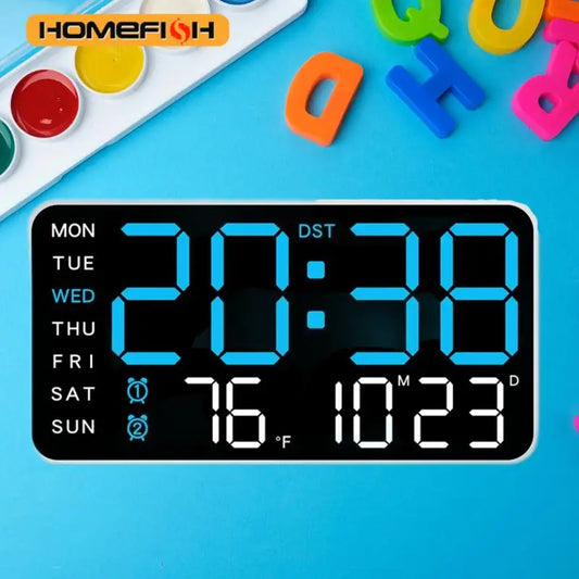 Large LED Digital Wall Clock