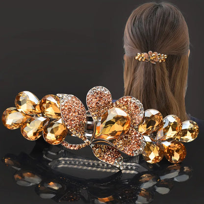 Women’s Rhinestone Hair Barrette Clip