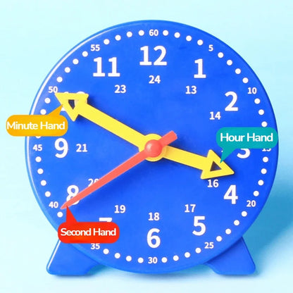 Kids Learning Clock Educational Time Teaching Toy