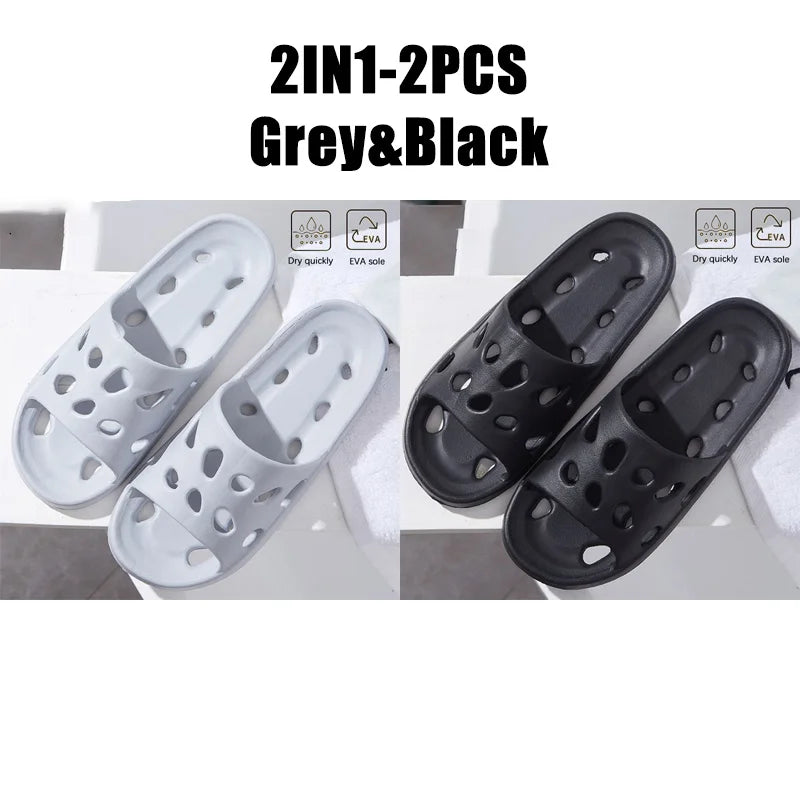 Lightweight Non-Slip Bathroom & Beach Slippers