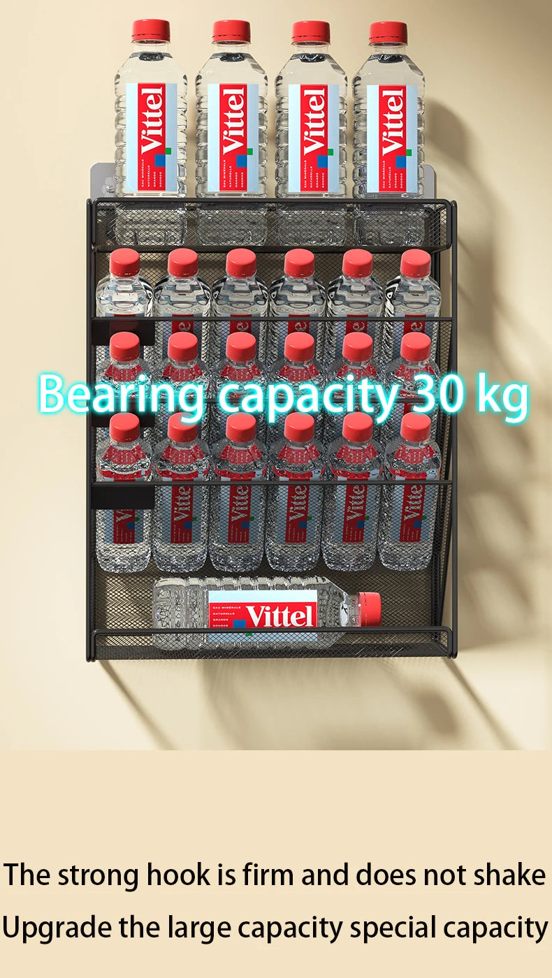 Mesh Desk File Organizer, 5-Tier Vertical Document Tray with Wall Mount Option