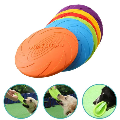 Flexible Silicone Dog Frisbee for Interactive Outdoor Play
