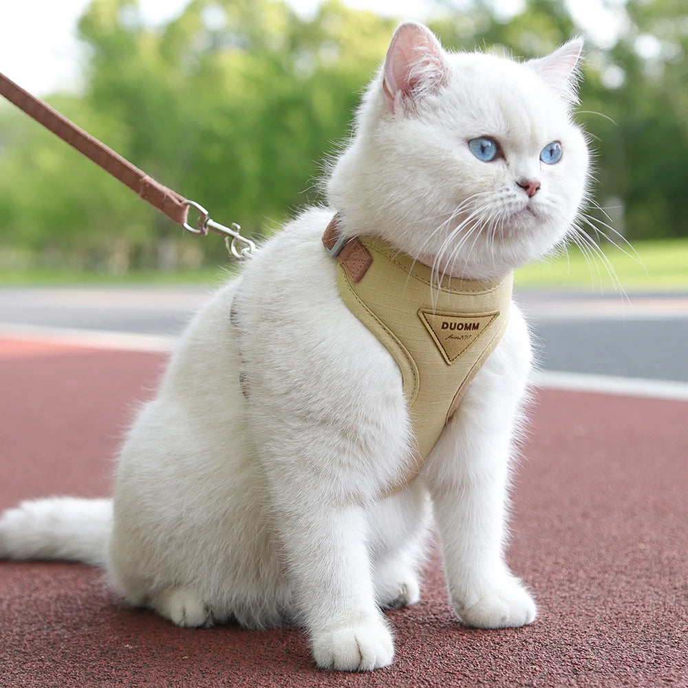 Breathable Cat Harness & Leash Set