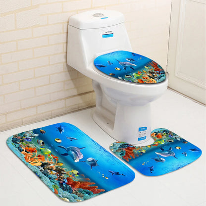 Ocean Seabed Bathroom Set