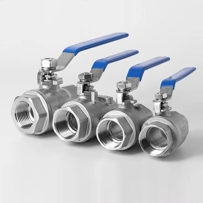 Heavy Duty Stainless Steel Two-Piece Ball Valve
