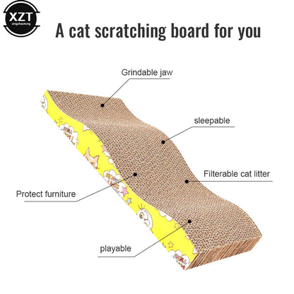 Cat Corrugated Scratching Board Claw Toy
