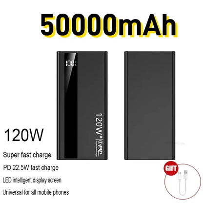 120W Fast Charging Portable Power Bank