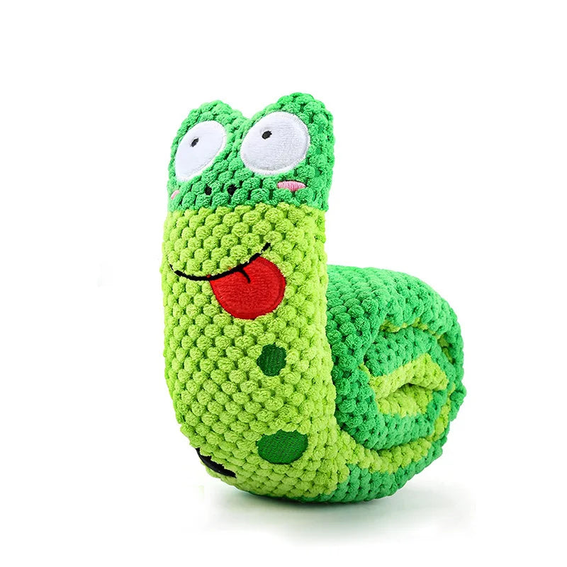 Interactive Snail Dog Puzzle Feeder Toy