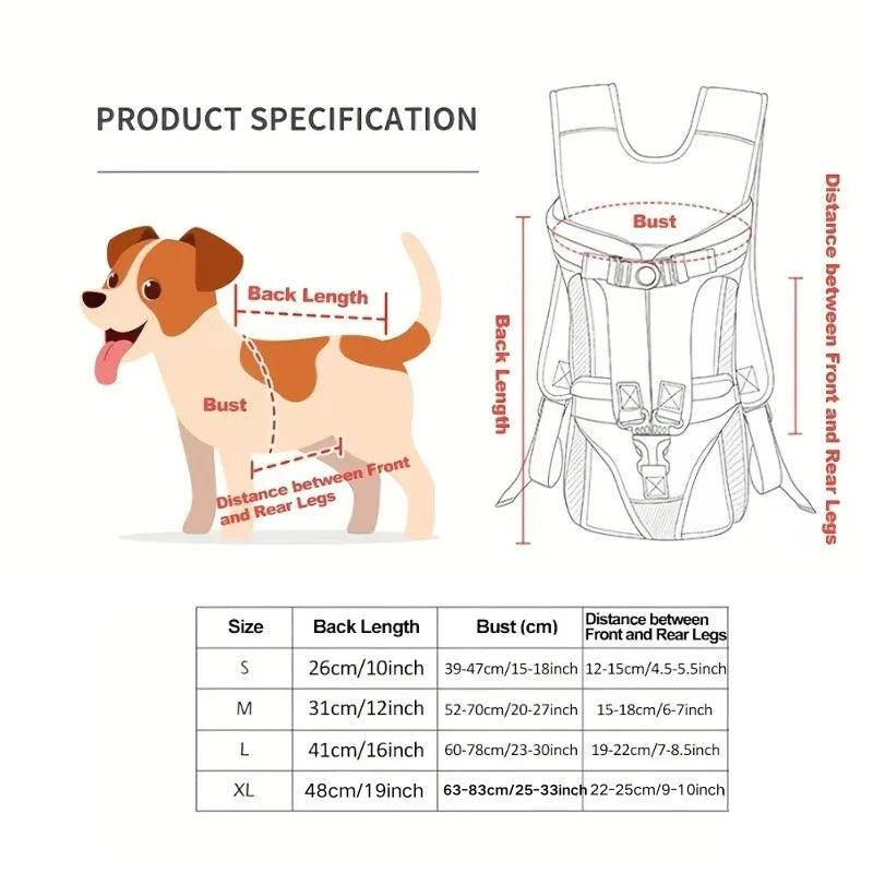 Pet Front Dog Carrier Backpack