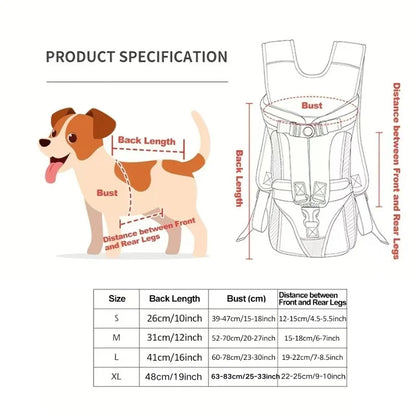 Pet Front Dog Carrier Backpack