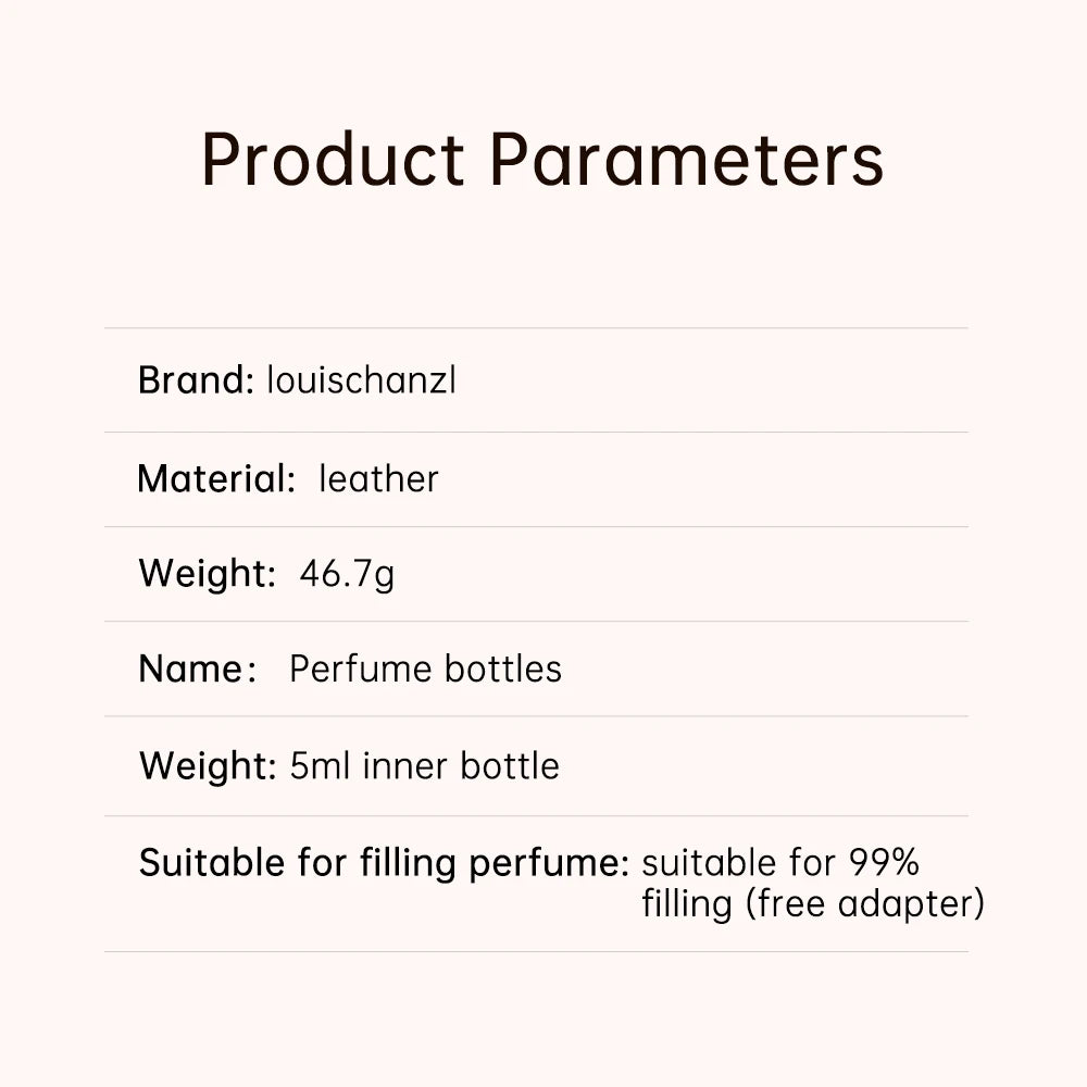 5ml Refillable Travel Perfume Atomizer