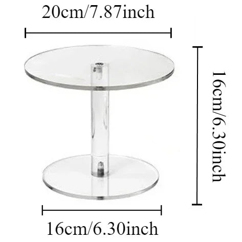 Mini Transparent Acrylic Cake Stand