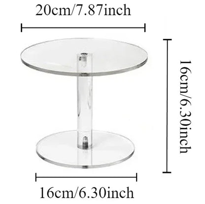 Mini Transparent Acrylic Cake Stand