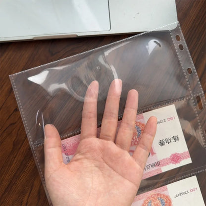 3-Slot Banknote Collection Album Pages