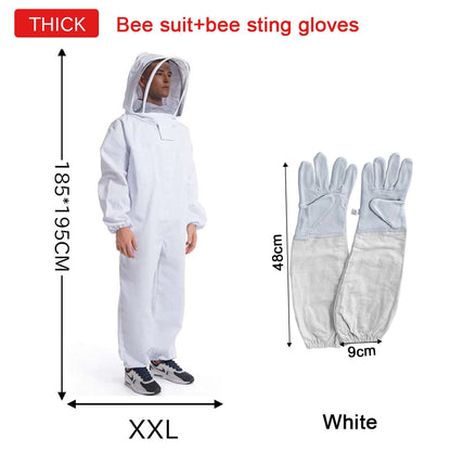 Professional Full Body Beekeeping Suit with Veil