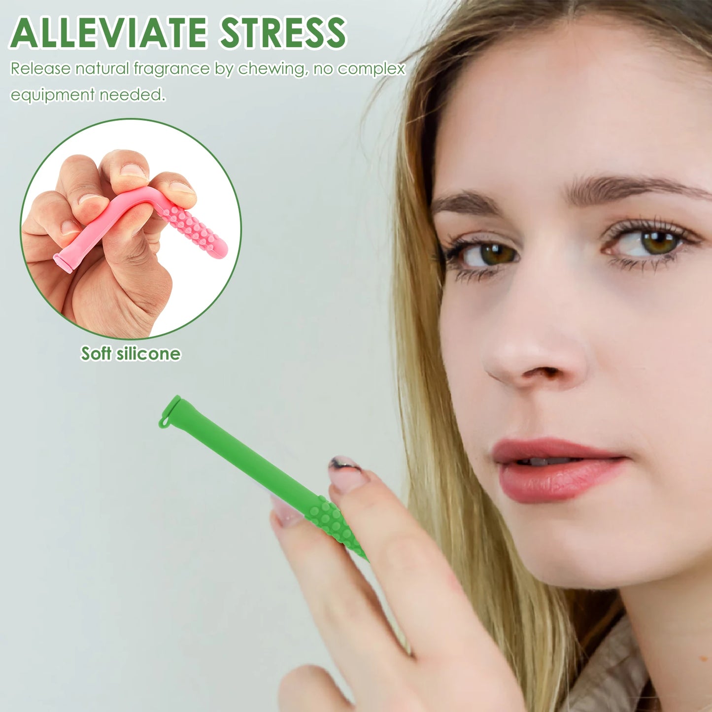 Silicone Aromatherapy Chew Sticks Set