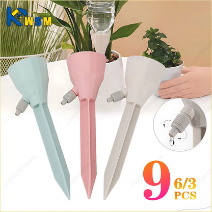 Adjustable Self-Watering Plant Spikes Set