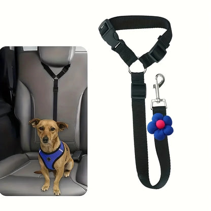 Adjustable Dog Car Seat Belt Safety Tether