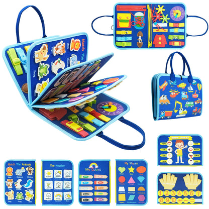 Montessori Busy Board Sensory Activity Toy