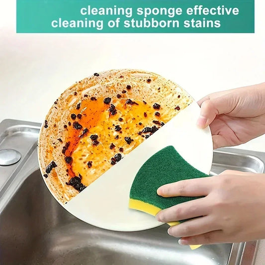 Double-Sided Kitchen Cleaning Sponge Set