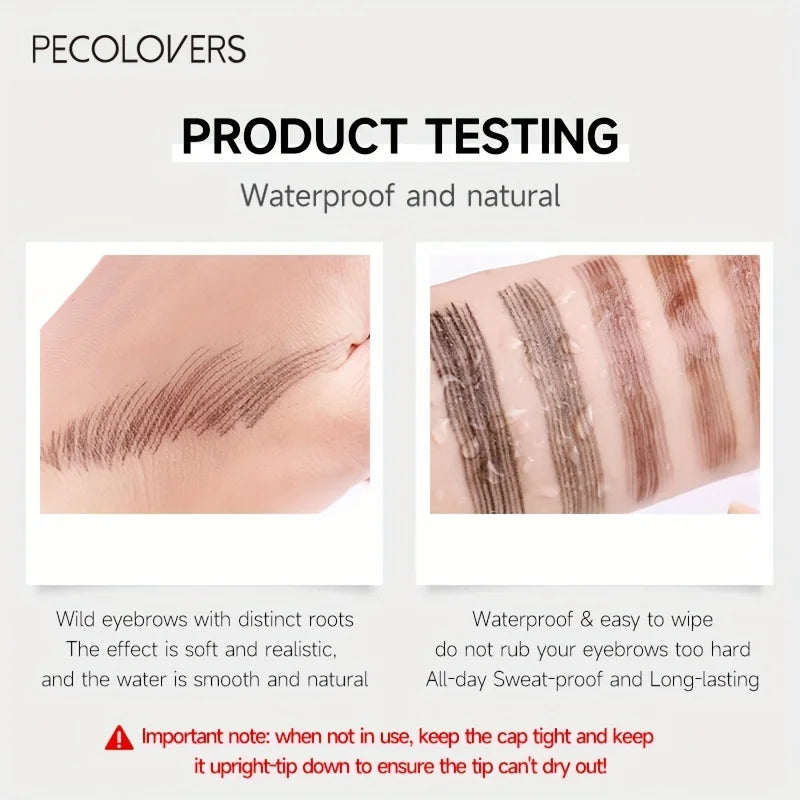 4-Tip Waterproof Eyebrow Pen