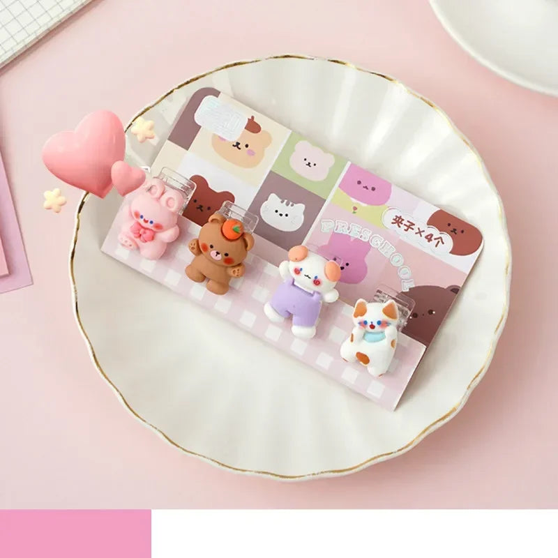 Cute Cat Paw Mini Paper Clip Bookmark