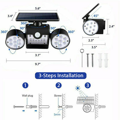 WAKYME 30 LED Solar Light