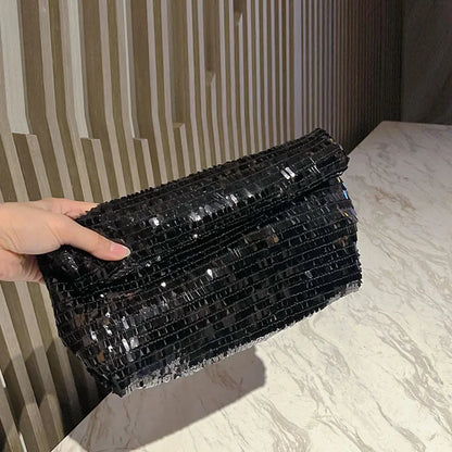 Women’s Sequin Envelope Clutch Bag