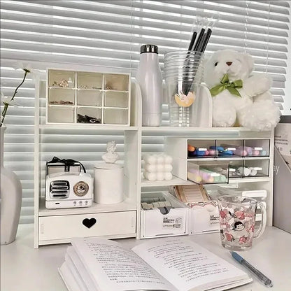 Double-Layer Desktop Organizer Shelf