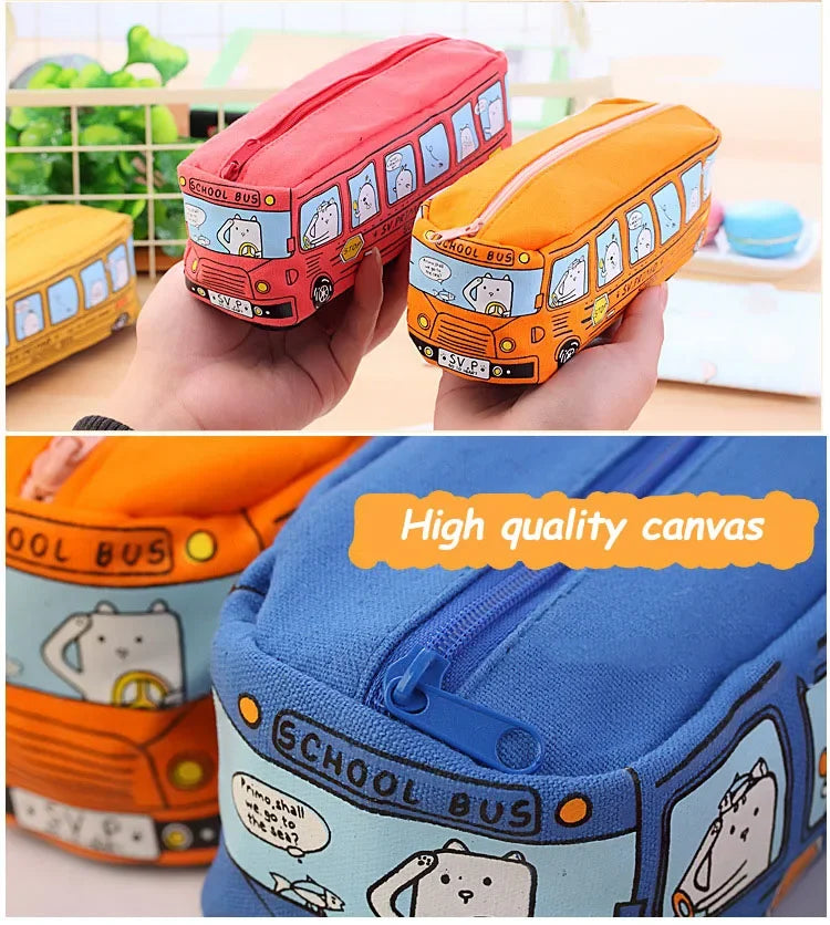 School Bus Pencil Case
