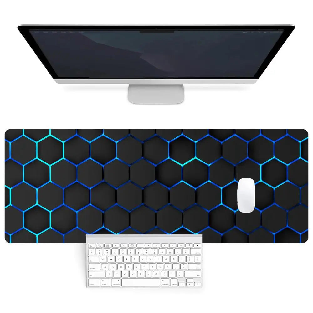 Hexagon Extended Desk Mat