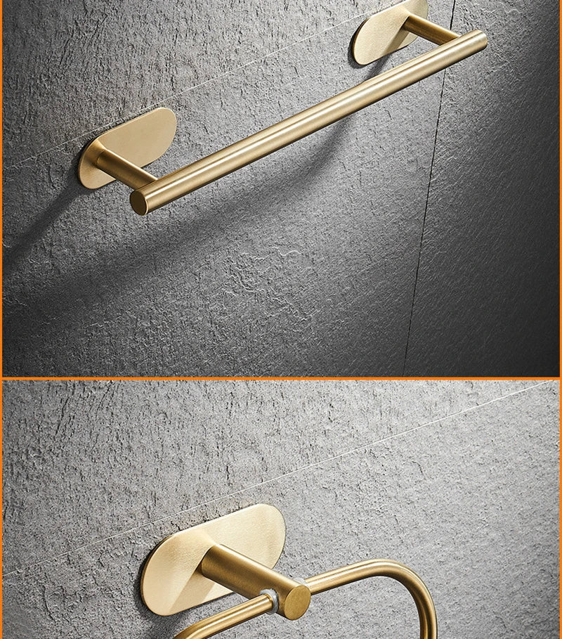Wall Mount Stainless Steel Towel Bar