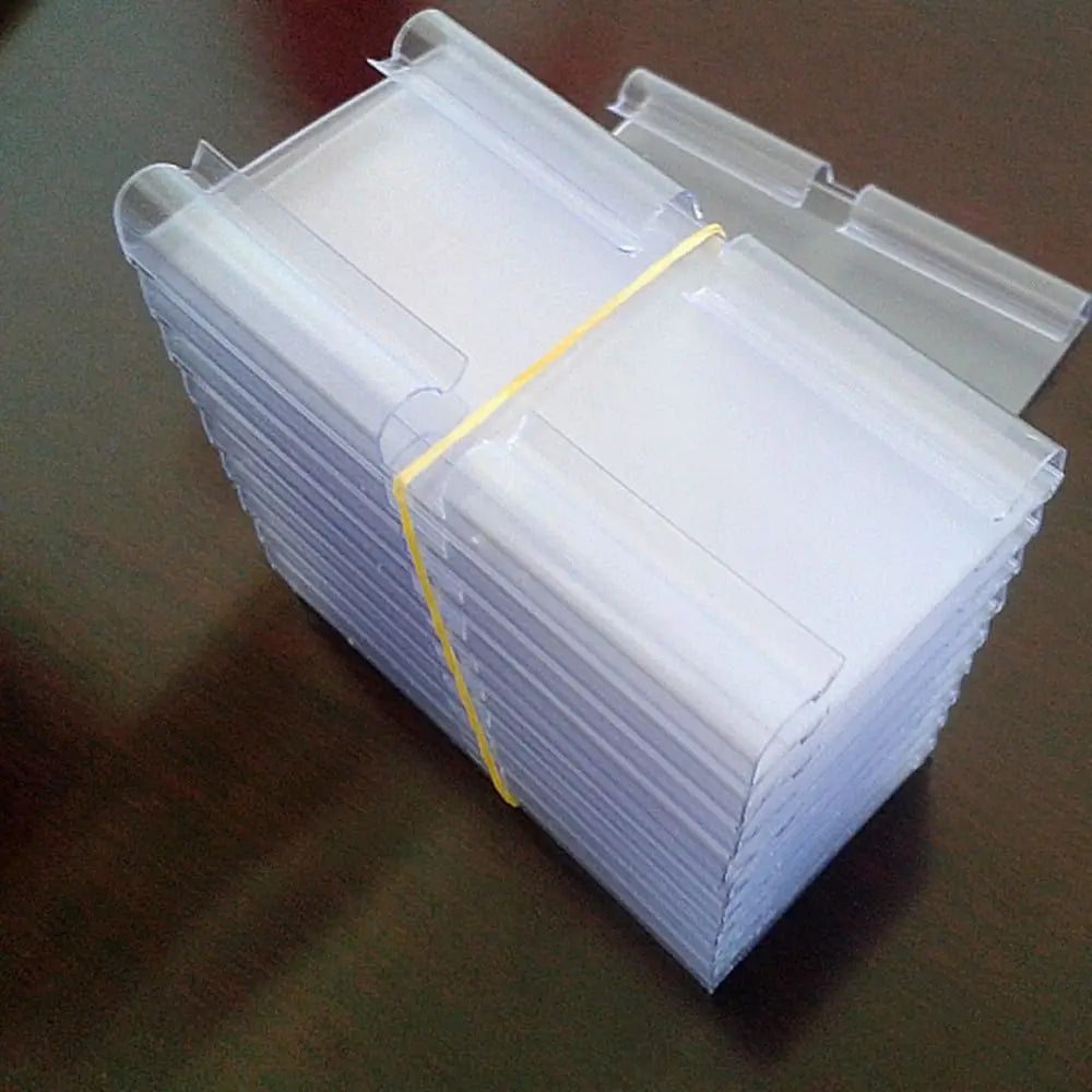 Transparent Plastic Price Tag Holders