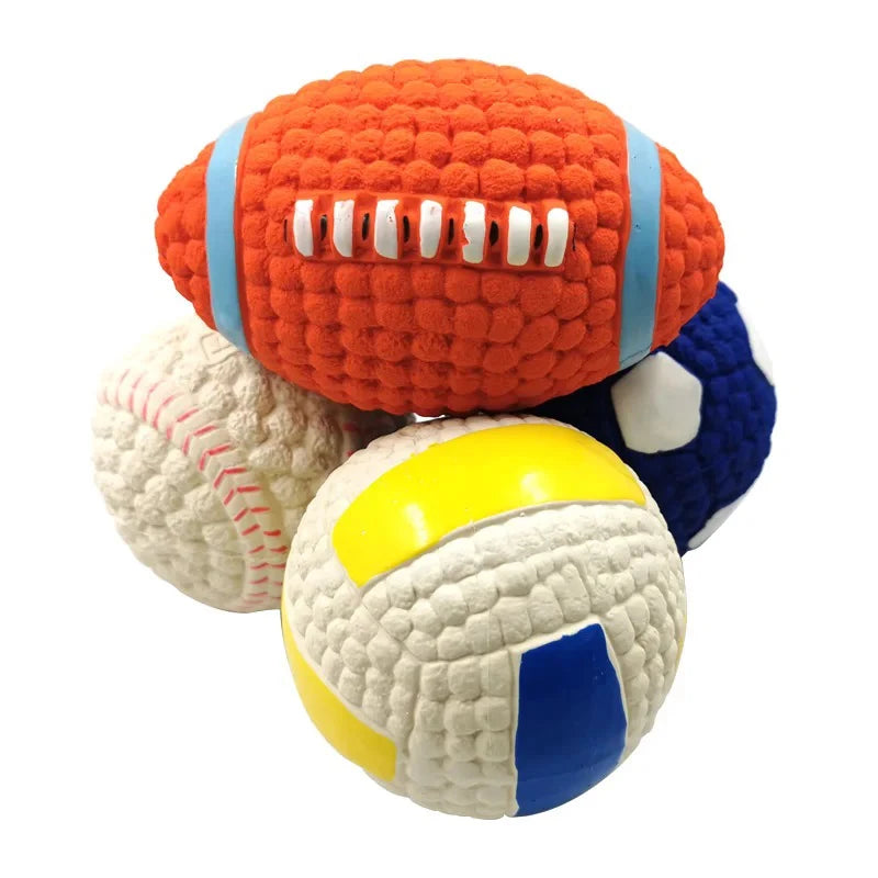 Soft Latex Sports Ball Dog Toy