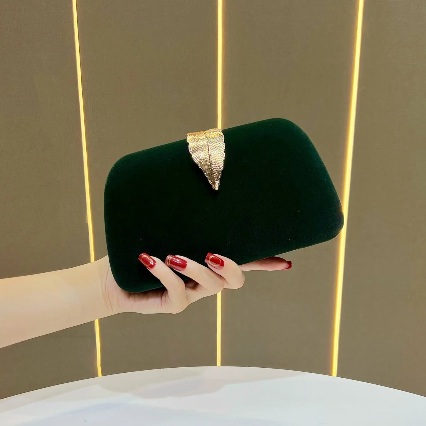 Velvet Evening Clutch Bag