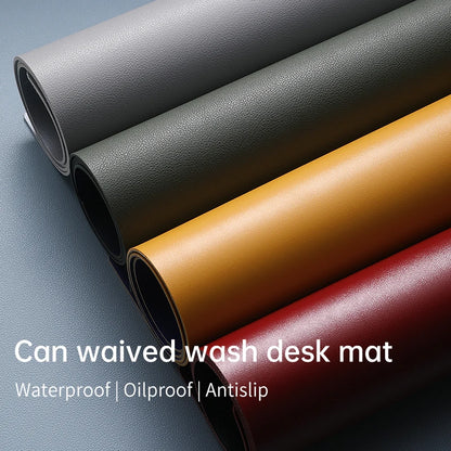 Waterproof Leather Desk Pad for Keyboard & Mouse