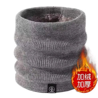 Fleece-Lined Knitted Neck Warmer