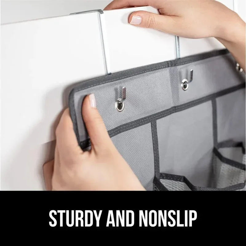 24 Mesh Pockets Wall Mounted Shoes Storage Bag