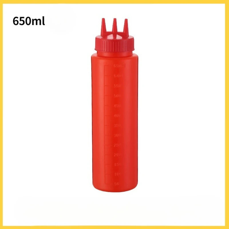 3-Hole Squeeze Condiment Bottle