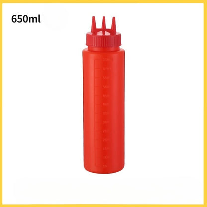 3-Hole Squeeze Condiment Bottle