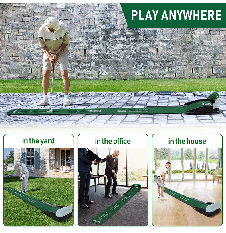Portable Golf Putting Training Mat