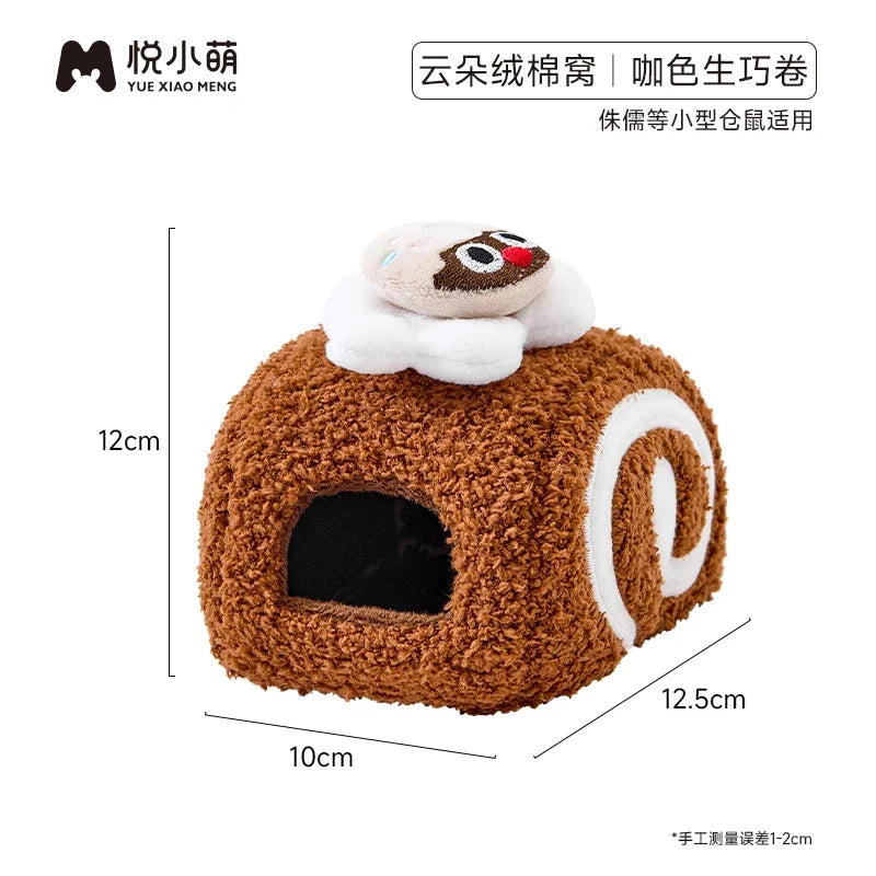 Warm Plush Hamster House