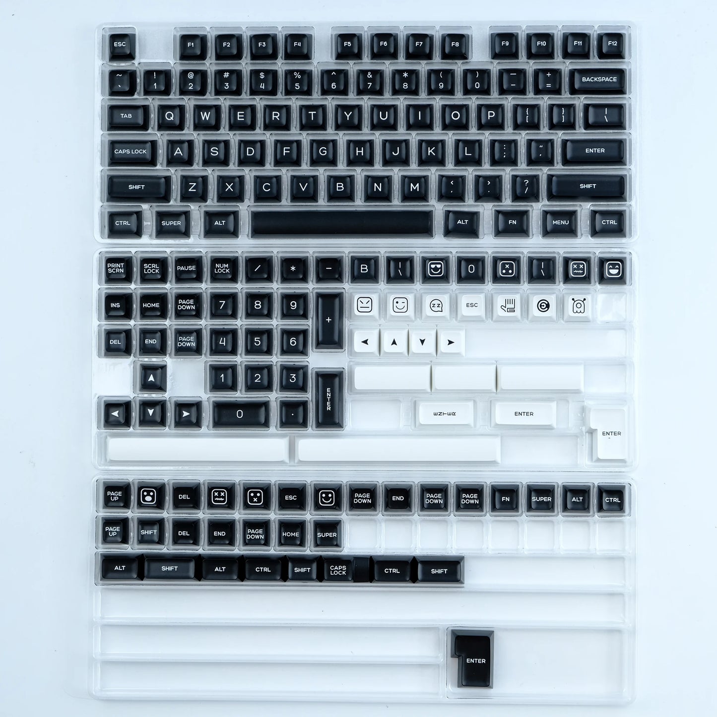 160-Key Double-Shot PBT SA Profile Keycaps for MX Mechanical Keyboards